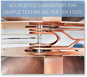 ACCREDITED LABORATORY FOR SAMPLE TESTING (AS PER DIN 17025)