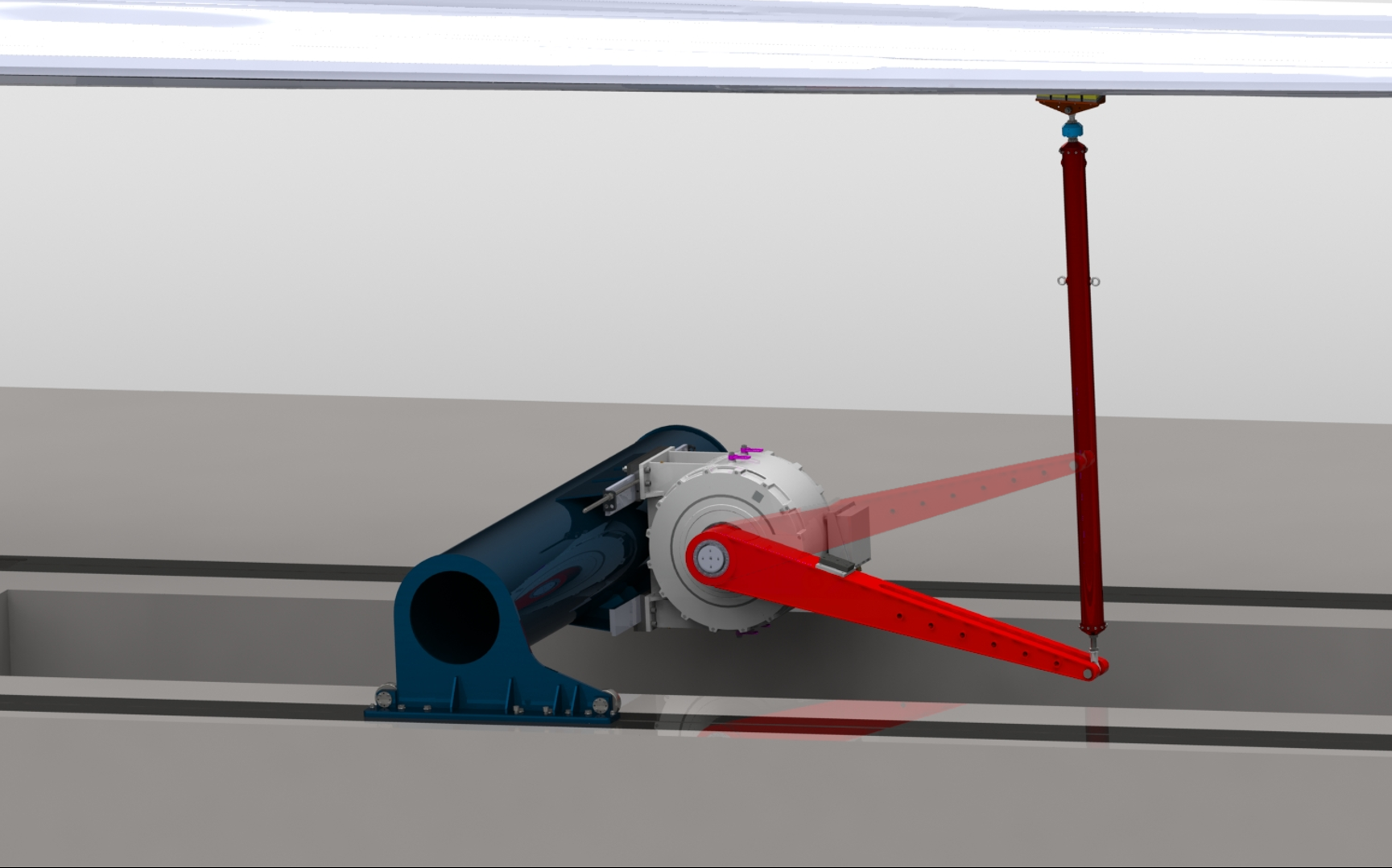 Vibration exciter for rotor blades to perform energy-efficient and variable tests