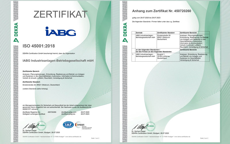 IABG ISO 45001 2018